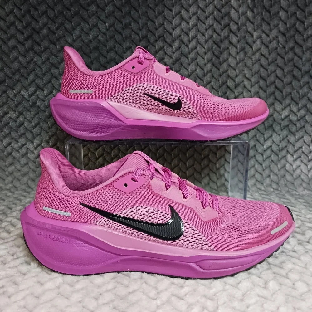Nike Air Zoom Pegasus 41 Cosmic Fuchsia Off-Noir GS Running Shoes Sz 5Y Wmns 6.5